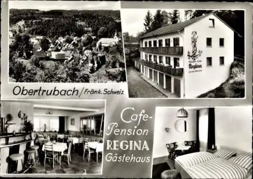 Ak Obertrubach Fränkische Schweiz, Café-Pension Regina, Gästehaus