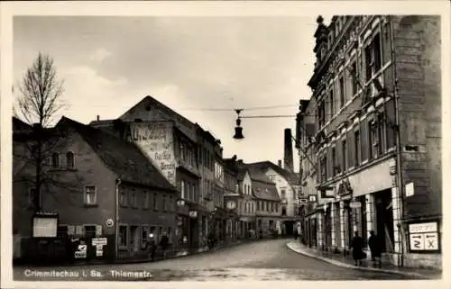 Ak Crimmitschau in Sachsen, Thiemestraße