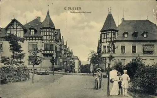 Ak Lutherstadt Eisleben, Schönerstedtstraße