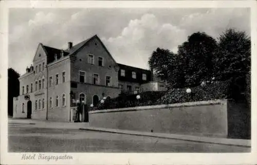 Ak Stollberg im Erzgebirge, Hotel Bürgergarten