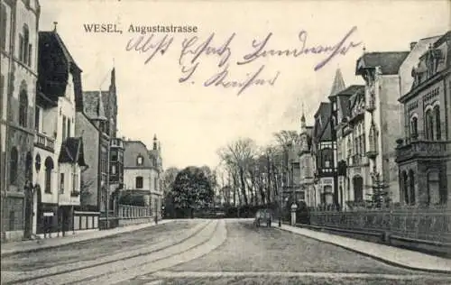 Ak Wesel am Niederrhein, Augustastraße