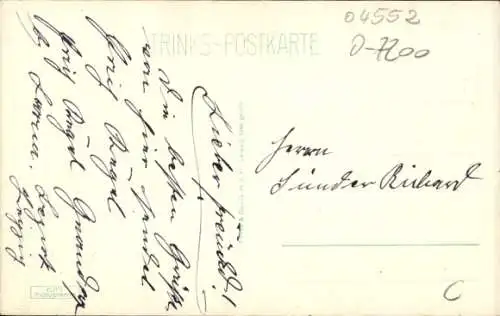 Ak Borna in Sachsen, Bahnhofstraße