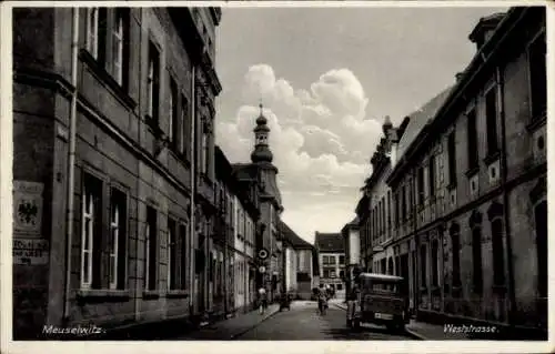 Ak Meuselwitz in Thüringen, Weststraße