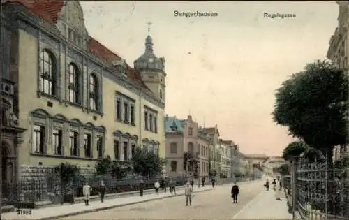 Ak Sangerhausen am Südharz, Regelsgasse