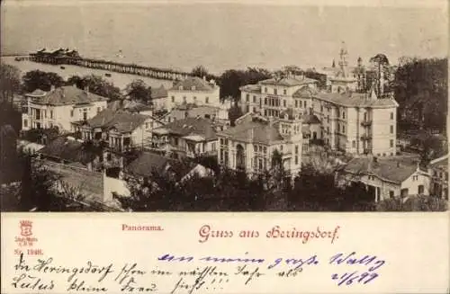 Ak Ostseebad Heringsdorf auf Usedom, Panorama