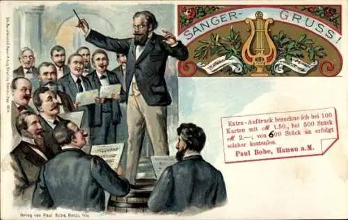 Litho Sängergruß, Herrenchor