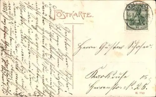 Ak Greußen in Thüringen, Marktplatz