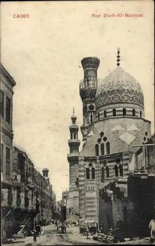 Ak Kairo Kairo Ägypten, Rue Darb El Habmar