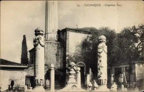 Ak Thessaloniki Griechenland, Türkischer Friedhof