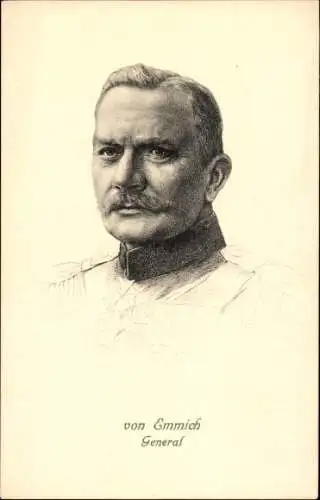 Ak Albert Theodor Otto von Emmich, preußischer General der Infanterie