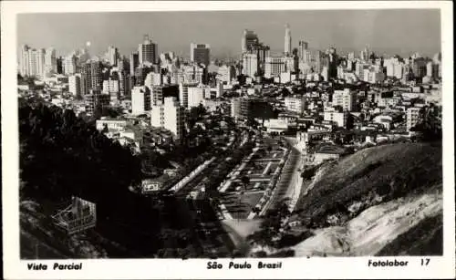 Ak São Paulo Brasilien, Gesamtansicht