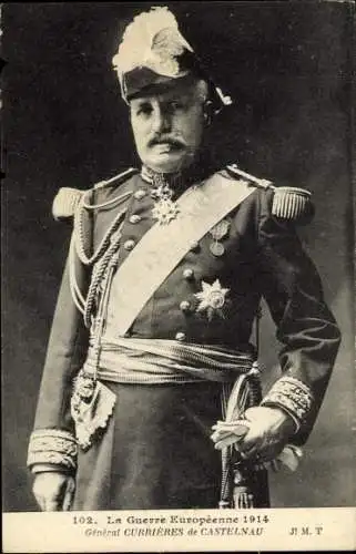 Ak Der Krieg 1914, General Currieres de Castelnau