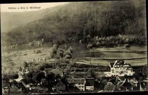 Ak Höfen an der Enz Schwarzwald, Wildbad