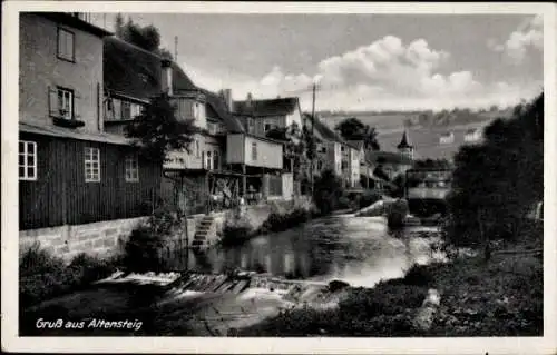 Ak Altensteig im Schwarzwald Württemberg, Teilansicht