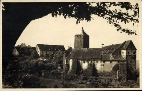 Ak Lohr am Main Unterfranken, Burg Rothenfels