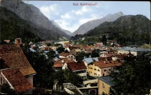 Ak Bad Reichenhall in Oberbayern, Gesamtansicht