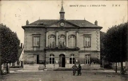 Ak Mouy Oise, Rathaus