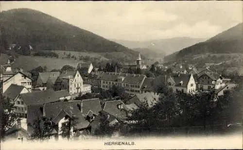 Ak Bad Herrenalb im Schwarzwald, Panorama