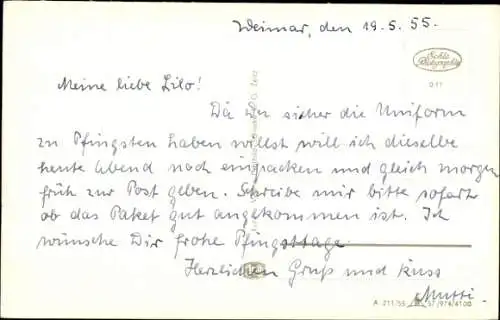 Ak Weimar in Thüringen, Marktplatz mit Rathaus