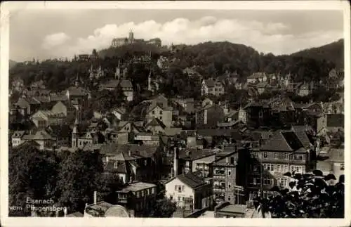 Ak Lutherstadt Eisenach in Thüringen, Teilansicht, Wartburg