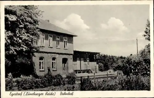 Ak Egestorf Niedersachsen, Bahnhof