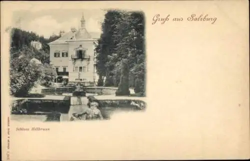 Ak Salzburg in Österreich, Schloss Hellbrunn