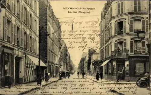 Ak Levallois Perret Hauts de Seine, Rue Chaptal