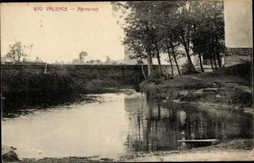 Ak Valence Drôme, Abreuvoir