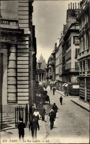 Ak Paris IX., Rue Laffitte