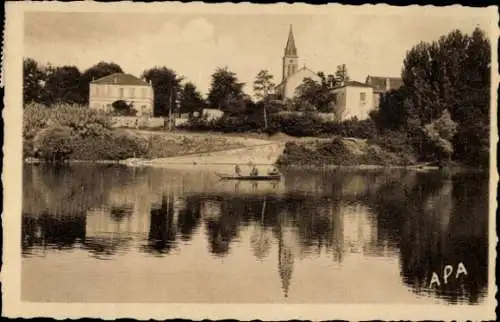 Ak Fongrave sur Lot Lot-et-Garonne, Teilansicht