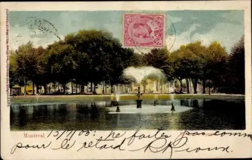 Ak Montreal Quebec Kanada, Quadrat