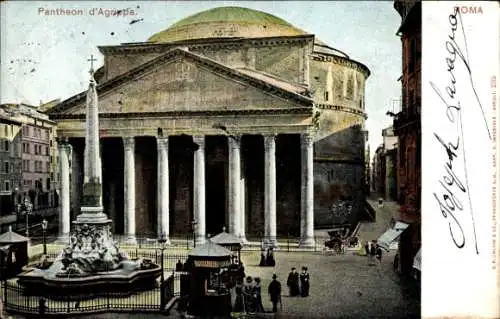 Ak Roma Rom Latium, Pantheon Agrippa