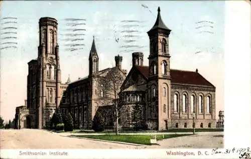 Ak Washington DC USA, Smithsonian Institute