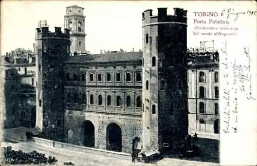 Ak Turin Turin Piemont, Porta Palatina