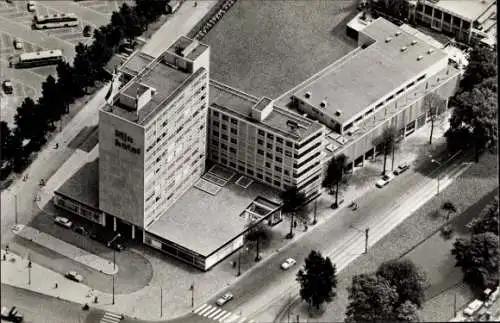 Ak Rotterdam Südholland Niederlande, Rijnhotel mit Cafe Restaurant Falstaff