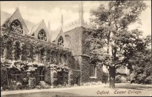 Ak Oxford Oxfordshire England, Exeter College