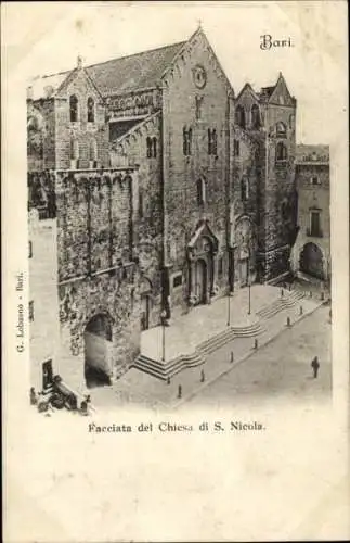 Ak Bari Puglia, Fassade der S. Nicola Kirche