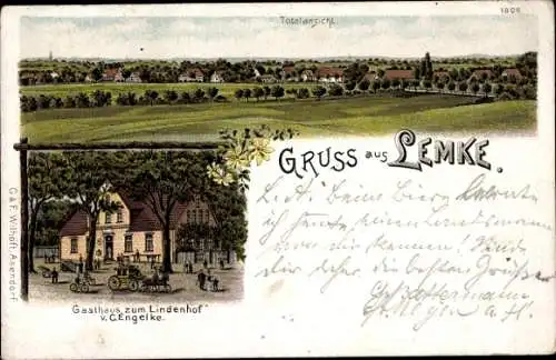 Litho Lemke Marklohe, Gasthaus Zum Lindenhof, Inh. Engelke