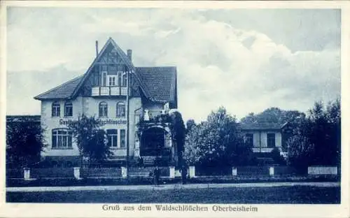 Ak Oberbeisheim Knüllwald in Hessen, Gasthaus Waldschlösschen