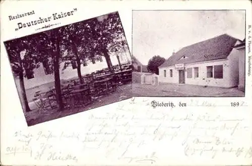 Ak Biederitz in Sachsen Anhalt, Restaurant Deutscher Kaiser