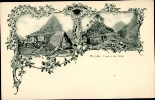 Ak Insel Madeira Portugal, Cruzinha de Fayal