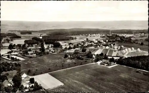 Ak Riemsloh Melle in Niedersachsen, Fliegeraufnahme vom Ort