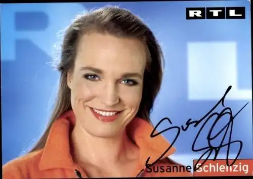 Ak Schauspielerin Susanne Schlenzig, Portrait, Autogramm