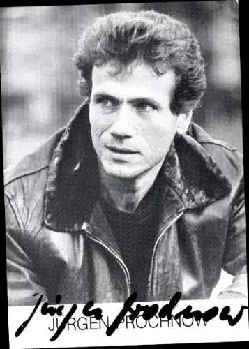 Ak Schauspieler Jürgen Prochnow, Portrait, Autogramm