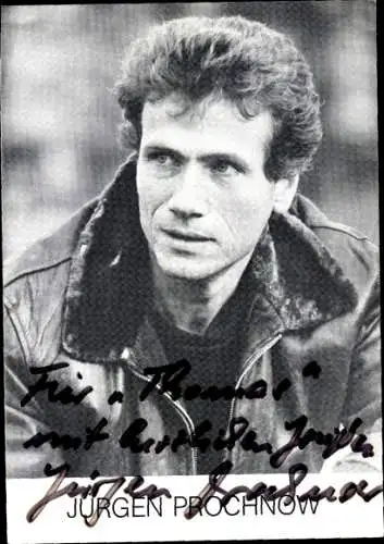 Ak Schauspieler Jürgen Prochnow, Portrait, Autogramm