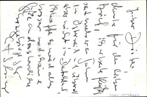 Ak Schauspieler Gert Schleyer, Portrait, Autogramm