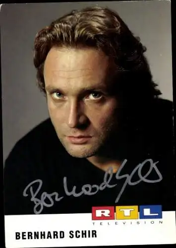 Ak Schauspieler Bernhard Schir, Portrait, Autogramm