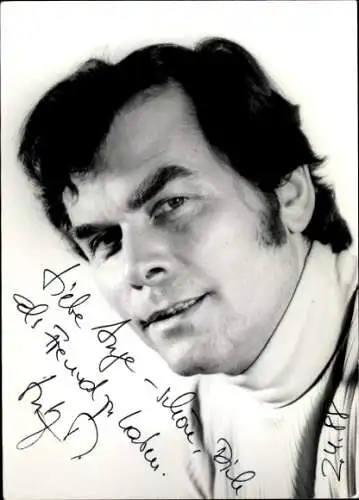 Ak Schauspieler Lutz Moik, Portrait, Autogramm