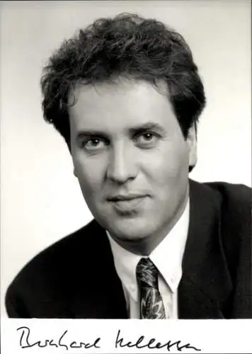 Ak Schauspieler und Moderator Bernhard Nellessen, Portrait, Autogramm