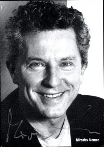Ak Schauspieler Miroslav Nemec, Portrait, Autogramm